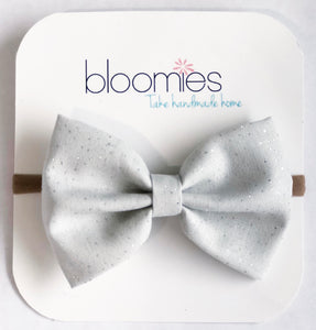 Glitter Fall Cotton Bow - Bloomies Handmade